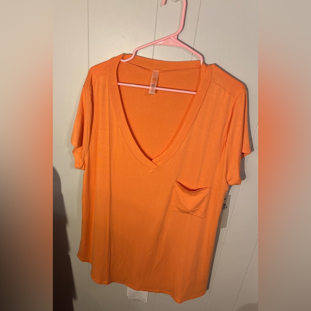 Mono B Orange Relaxed Short Sleeve T-Shirt